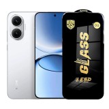 Folie de Protectie pentru Xiaomi Redmi Turbo 4 Pro, TEO, Sticla Securizata ESD, Margini Negre, Rezistenta la Zgirieturi, Antistatica, 0.35 mm, Transpa