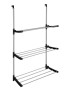 Uscator rufe Perilla Door, static, metalic, extensibil 6.5m, negru/gri