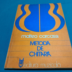 METODA DE CHITARĂ / MATTEO CARCASSI / 1980 *