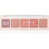 MUA Makeup Academy Professional 5 Shade Palette paletă cu farduri de ochi culoare Utopia 3,8 g