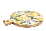 Platou servire lemn multicolor Lamai Yari 39 x 29 x 2,5 cm