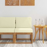 vidaXL Canapea Medie pentru Exterior Lemn Solid de Acacia 900454