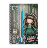 Cumpara ieftin Caiet Santoro Gorjuss Wildflower, A4, cu accesorii scolare