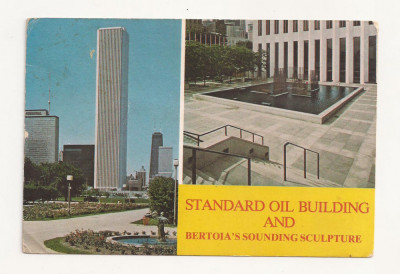 US1 - Carte Postala - USA - Chicago, Standard oil building, Circulata 1979 foto