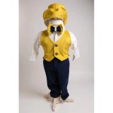 Cumpara ieftin Costum botez catifea galben- DPH308