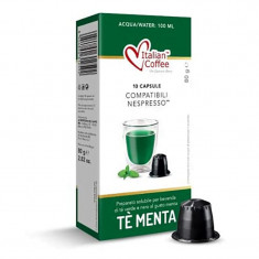 Ceai de Menta, 10 capsule compatibile Nespresso, Italian Coffee