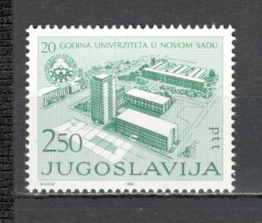 Iugoslavia.1980 20 ani Universitatea Novi Sad SI.495 foto