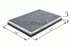 Filtru polen / aer habitaclu RENAULT ESPACE IV (JK0/1) (2002 - 2015) BOSCH 1 987 432 400