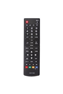 Telecomandă compatibilă cu LCD/LED LG AKB73715650, neagră cu funcții originale + suport pentru telecomandă foto