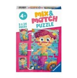 Puzzle Ravensburger - Mix&amp;Match: Sirene si monstri, 72 piese