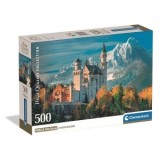 Puzzle Clementoni Germania: Neuschwanstein 500 piese Compact