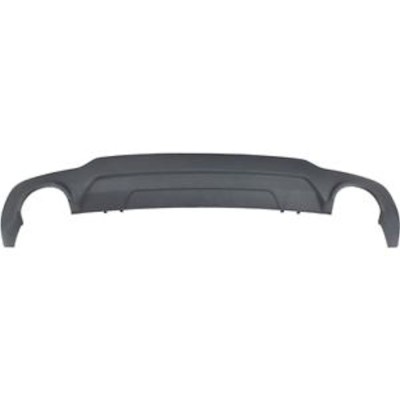 Spoiler bara spate Mercedes Clasa E W204 03.2011-2014, parte montare cu 2 gauri pentru evacuare, 50D199, Aftermarket foto