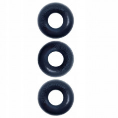 Oxballs - Ringer Cockring 3-pack Set de 3 inele de silicon pentru penis negru