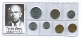 q576 RPR ROMANIA MONEDE INFOLIATE ANII 1950 Dr PETRU GROZA in stare frumoasa