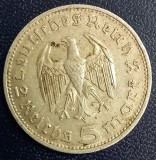 (A1068) MONEDA DIN ARGINT GERMANIA - 5 MARK 1935, LIT. D, PAUL VON HINDENBURG, Europa