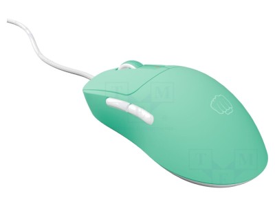 Mouse optic cu cablu, RGB, mentă foto