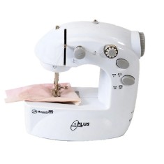 Masina de cusut Hausberg, 2 viteze, picioruse coasere, acumulator incluse, portabila, Alb