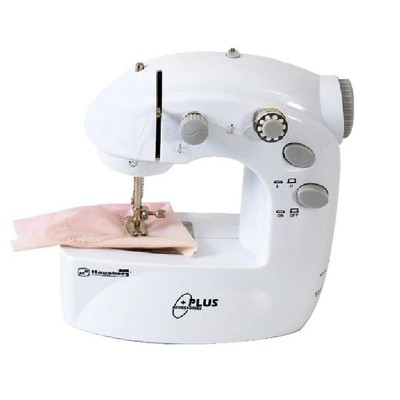 Masina de cusut Hausberg, 2 viteze, picioruse coasere, acumulator incluse, portabila, Alb foto