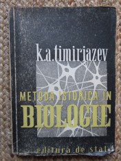 K. A. Timiriazev - Metoda istorica in biologie (1946)
