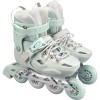 Role reglabile, Action One, Pastel Mint Green, roti luminoase din silicon, sina aluminiu, S (28-31)