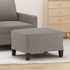 Taburet Gossi Gri Taupe 60x50x41cm Material Textil, Suport Picioare, Design Modern