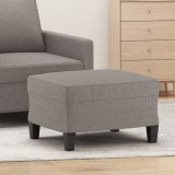VidaXL Taburet, gri taupe, 60x50x41 cm, material textil