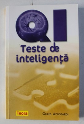 QI , TESTE DE INTELIGENTA de GILLES AZZOPARDI , 2010 foto