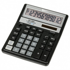 Calculator de birou 12 digiti, 203 x 158 x 31 mm, Eleven SDC-888X-BK