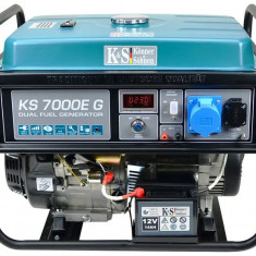 Generator de curent 5.5 kW HIBRID (GPL + Benzina) - Konner & Sohnen - KS-7000E-G