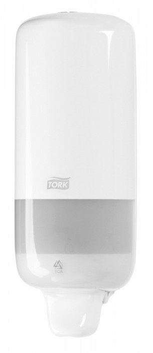 Dispenser Tork Elevation, Pentru Sapun Lichid, 296x112x114mm, (rezerva Captiva) - Alb