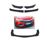 Spoiler Lip Universal V8 Design ALM, Prelungire Bara Fata 177cm, ABS Flexibil, Negru