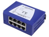 Switch Ethernet neadministrabil HIRSCHMANN 8 porturi, alimentare 9,6-32VDC