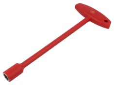 Cheie tubulară HEX 13mm oțel crom-vanadium 262mm