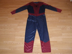 costum carnaval serbare spiderman pentru adulti marime XL foto