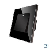 Intrerupator Simplu Cap Scara Mecanic LUXION cu Rama din Sticla SmartElectro IntelligentHouse