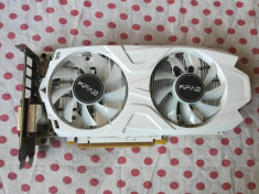 Placa video KFA2 GeForce GTX 1050 TI EX OC White 4GB DDR5 128-bit. foto