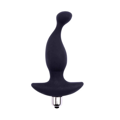 Vibrator Anal Vibro-T, Negru, 13 cm foto