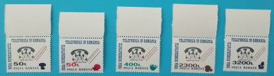 TIMBRE ROMANIA 1999 L.P.1476 NOUA NUMEROTATIE TELEFONICA SUPRATIPAR CIUPERCI MNH foto