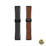 Curea DUX DUCIS YA pentru Samsung Galaxy Watch / Huawei Watch / Honor Watch Series 20mm Neagra