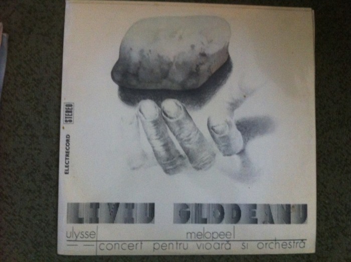 Liviu Glodeanu Ulysse Melopee concert pentru vioara si orchestra disc vinyl lp muzica clasica ST ECE 01865 VG+