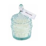 Cumpara ieftin Lumanare parfumata in borcan sticla aroma Orhidee alba &Oslash; 8,5 x 13 H