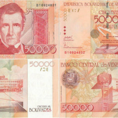 2 × 2006 (25 IV), 50,000 Bolívares (P-87b) - Venezuela - stare UNC