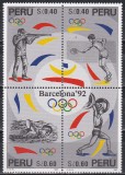 Peru 1992 - Jocurile Olimpice - Barcelona, Bloc, MNH