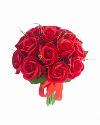 Buchet de Flori Eventissimi - 17 Trandafiri, Rosii foto