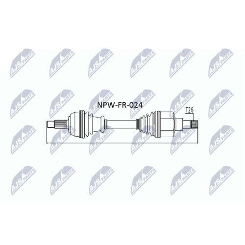 Planetara Ford Focus, 1.8di, Tdi, Tddi, 2.0 1998-2004, Stanga, 3652047