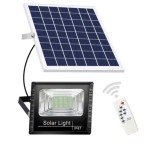 Cumpara ieftin Proiector LED 400W IP67 cu Panou Solar, Telecomanda