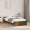vidaXL Cadru de pat Small Single 2FT6 maro miere 75x190 cm lemn masiv
