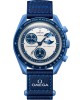 CEAS SWATCH X OMEGA MISSION TO THE MOON THE SUPER BLUE Moonphase- 2025 !, Analog, Sport, Cronograf