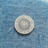 10 Centimes 1862 Belgia (2), Europa