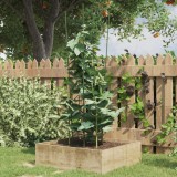 Suport plante de gradina cu 4 inele, 5 buc, verde, 45 cm, otel GartenMobel Dekor, vidaXL